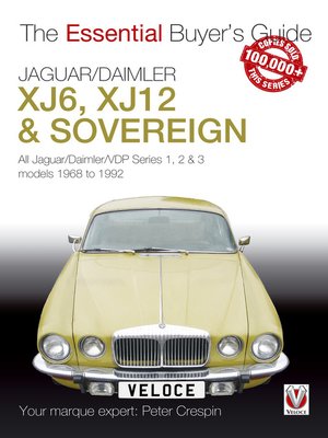 cover image of Jaguar/Daimler XJ6, XJ12 & Sovereign